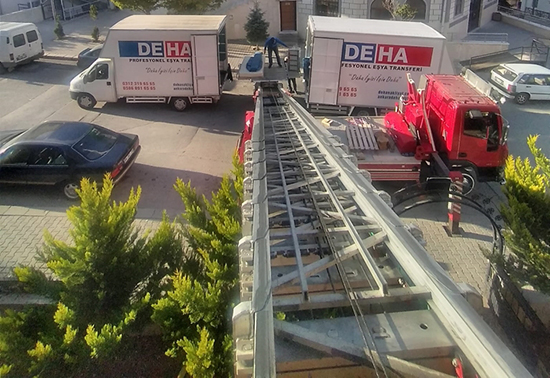 Asansörlü Evden Eve Taşımacılık Hizmeti